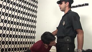 Teenager and cop with no condoms