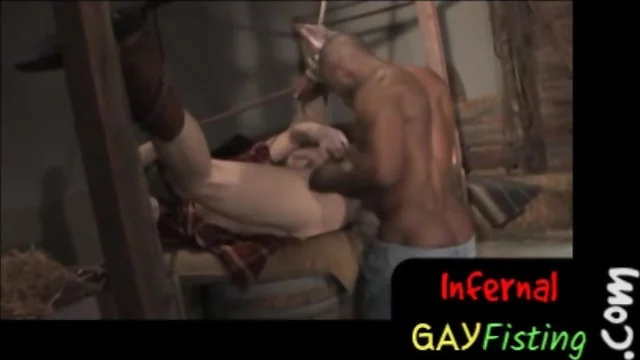 Tied down humble gay fisted