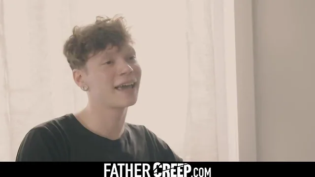 Not Cut twink obeys to his creep grandpa's sexual favours