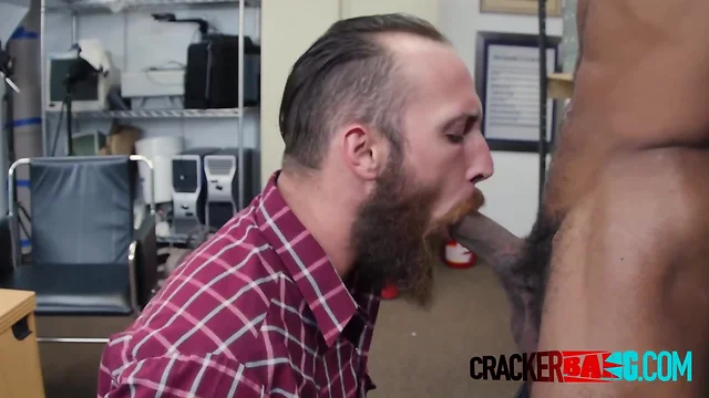 Bearded gay guy gets his butthole demolished by directors giant-sized dick