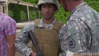 Military teachers teach banging twink and straight army men with huge