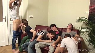 Teenager without condoms gangbang sex sex fest