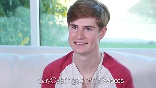Gaycastings newcomer travis berkley banged by casting agent