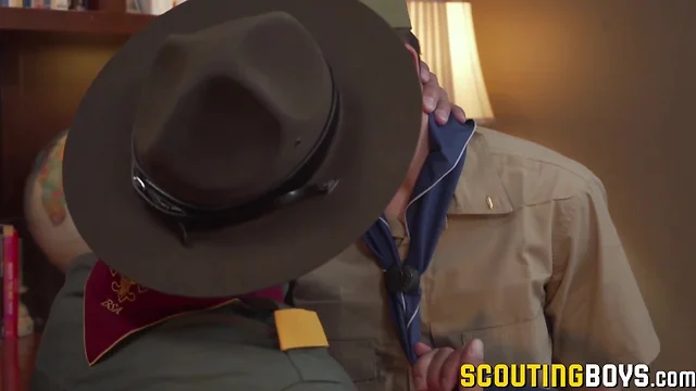 Teen thin scout gets perfect ass licking before without condoms bum fuck