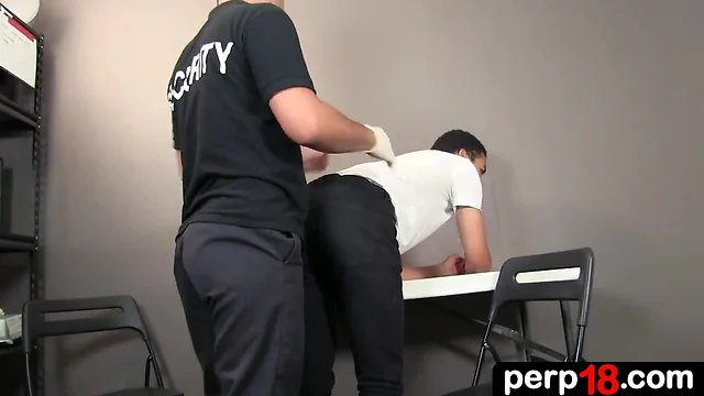 Young Twink Thief`s First Time Fucked Hard by an Officer
