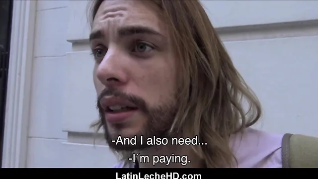 Money Buys Anything: Latino Twink Gives POV Blowjob to Blonde Hipster