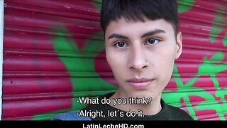 Teen latin boy paid sex outside with gay filmmaker outdoors pov