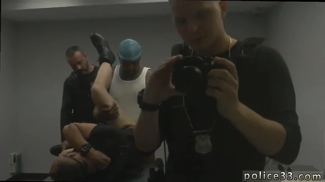 Muscled police penis gay prostitution sting