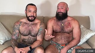 Julian torres & alex tikas are barebacking on the couch