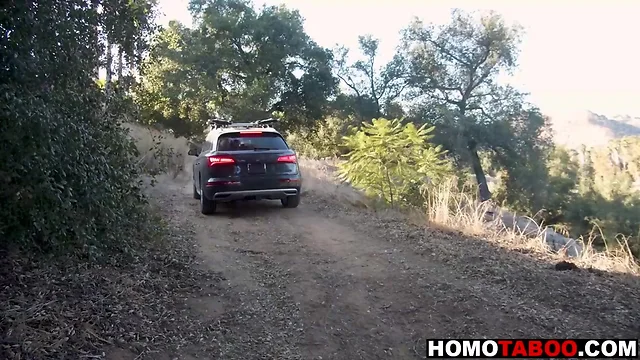 Gay step-brothers banging in the middle of nowhere