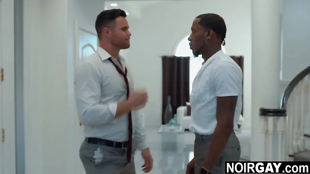 White Ass Meets Big Black Cock in Steamy Interracial Scene