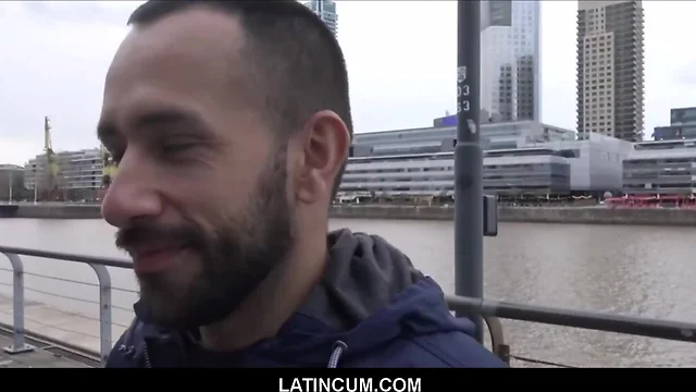Amateurish straight latin with muscles paid cash for gay sex