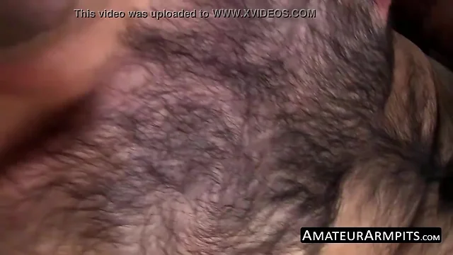 Hairy Big-Dicked Man in Wild Hardcore Masturbation Session