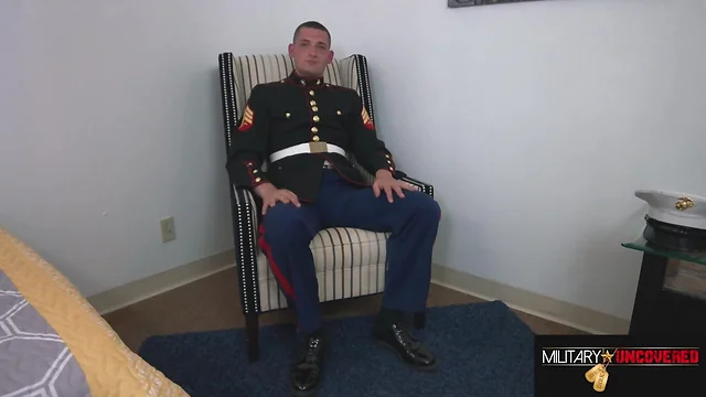 Marine: bubble two, jacking off off in my dress blues