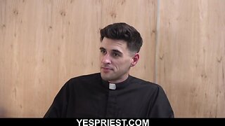 The Priest and the Horny Twink: Taboo Catholic Church Fingering & Fucking!