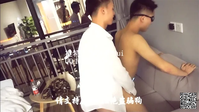 Asian Twinks Passionately Engage in Doggystyle Fucking