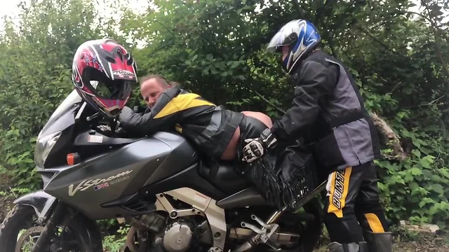 Nymphofist gay biker