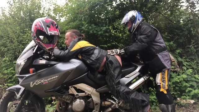 Nymphofist gay biker