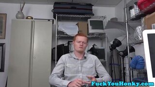Auditioning ginger cockrides without condoms pov