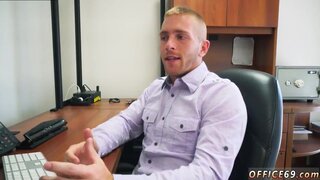 Straight male athletes in gay porn first time keeping the boss happy