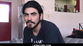 Latin Stud`s First Time Bareback Anal with Big Cock - POV Blowjob from Two Sexy Boys!