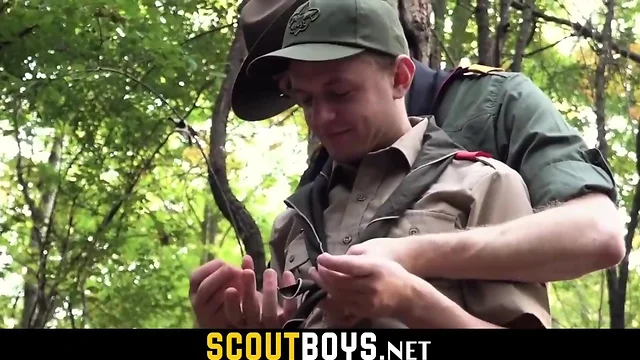 Nice 18yo boy tiny butt pounded hardcore holding tree-scoutboys.net