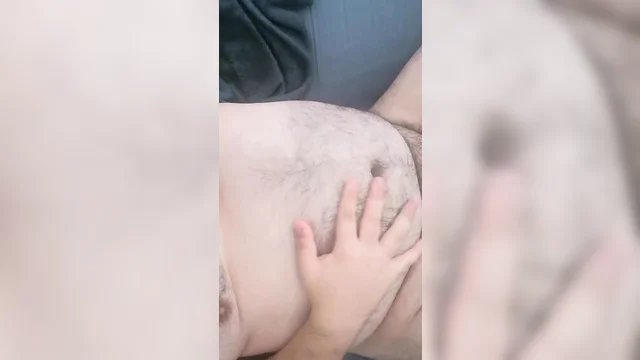 Chubby Bear Enjoys His Big, Fat Ass in Solo Masturbation Action