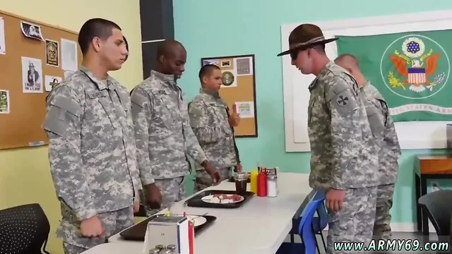 Bare army twinks gay yes drill sergeant!