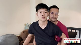 Strong man pays slim man for sexual encounter