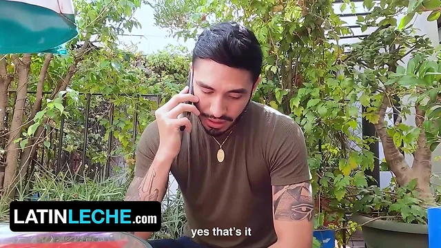 Latino pornstar offers sexual service to appealing random guy