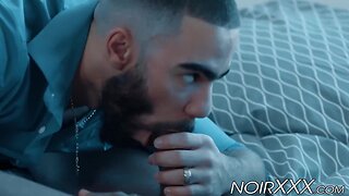 Papi suave has ass licking and anal sex with bearded latino gay on bbc