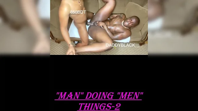 Man engaging in masculine activities-2