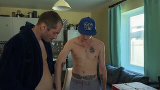 Alex tanner and ben huller fuck and cum on pizza courier