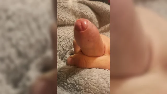 Exploring my uncircumcised penis