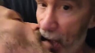Jeff champagne and drew anthony intimate kissing with penis adoration