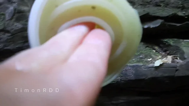 Timonrdd discovers abandoned masturbator in local canyon and has his way