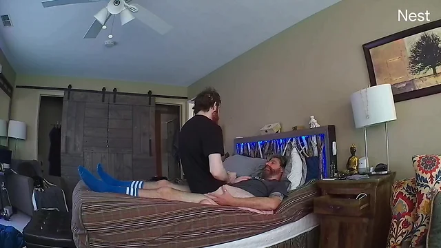 Waking up to daddys big cock