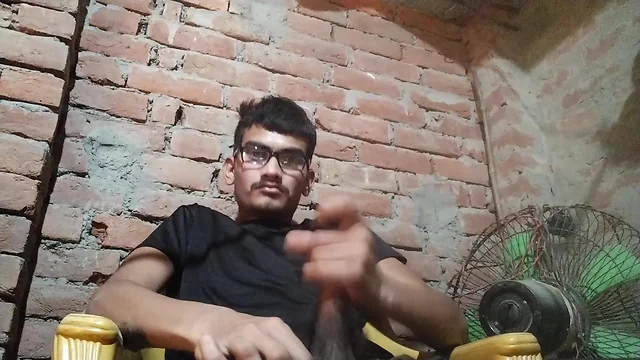 Nandlal mishra masturbates and sits on chair