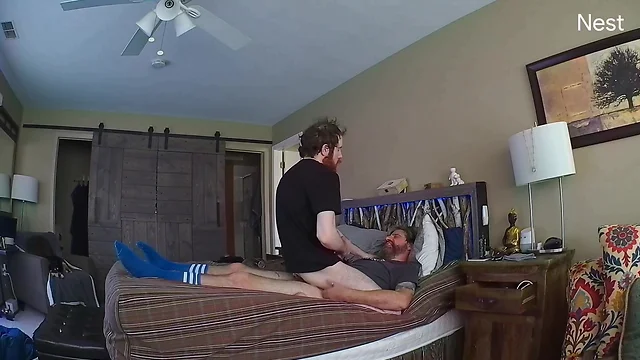 Experiencing daddys big cock first thing in the morning