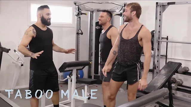 Gym Threesome: Colby, Max, and Zaddy Go Wild!