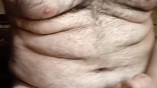 Chubby Amateur BBW`s Intense Anal Masturbation with Fat Man and Masturbator
