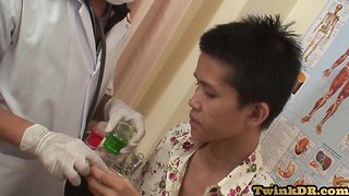 Asian gay anal doggystyle penetration