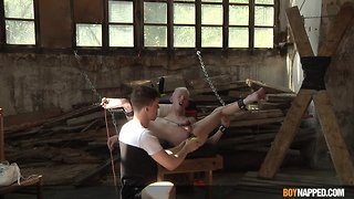 Alex faux abuses twink in restraints