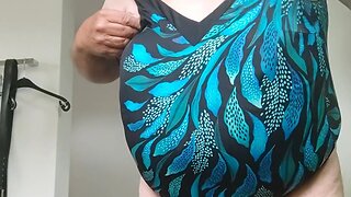 Showing off my wifes amazing swimsuits