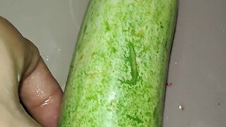 Creamy cucumber dessert