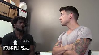 Teen caught by black cop