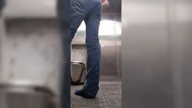 Man inserts glass bottle into anus