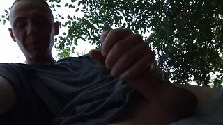 Exploring masturbation in the forest with roman gisych