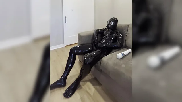 Glossy rubber drone