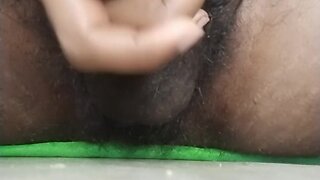 Indian boy - handjob and cum licking